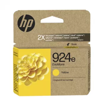 HP 924e EvoMore Yellow Original cartucho de tinta