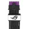 ASUS ROG Equalizer 12V-2x6 PCIe 5.1 / ATX 3.1 cable de alimentación GPU, 0,75 m, 16 AWG, Negro (90YE00BN-B0QA00)