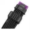 ASUS ROG Equalizer 12V-2x6 PCIe 5.1 / ATX 3.1 cable de alimentación GPU, 0,75 m, 16 AWG, Negro (90YE00BN-B0QA00)