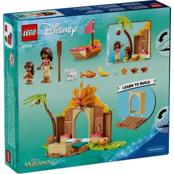 LEGO Disney Moana 43282 casa del pueblo y barco