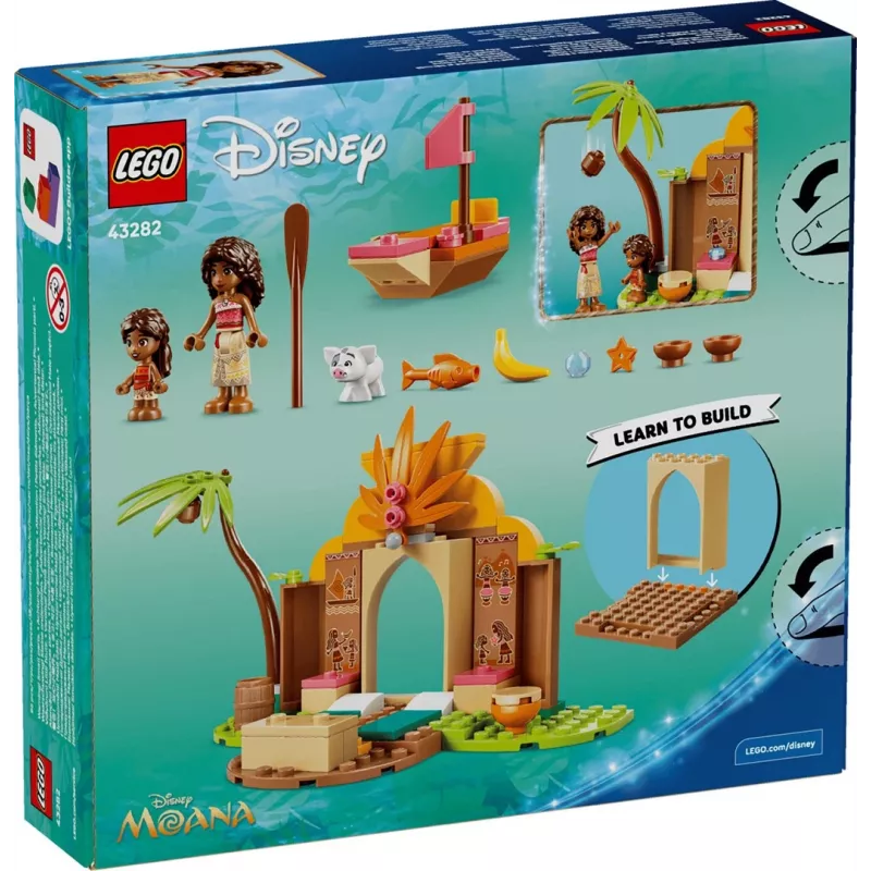 LEGO Disney Moana 43282 casa del pueblo y barco