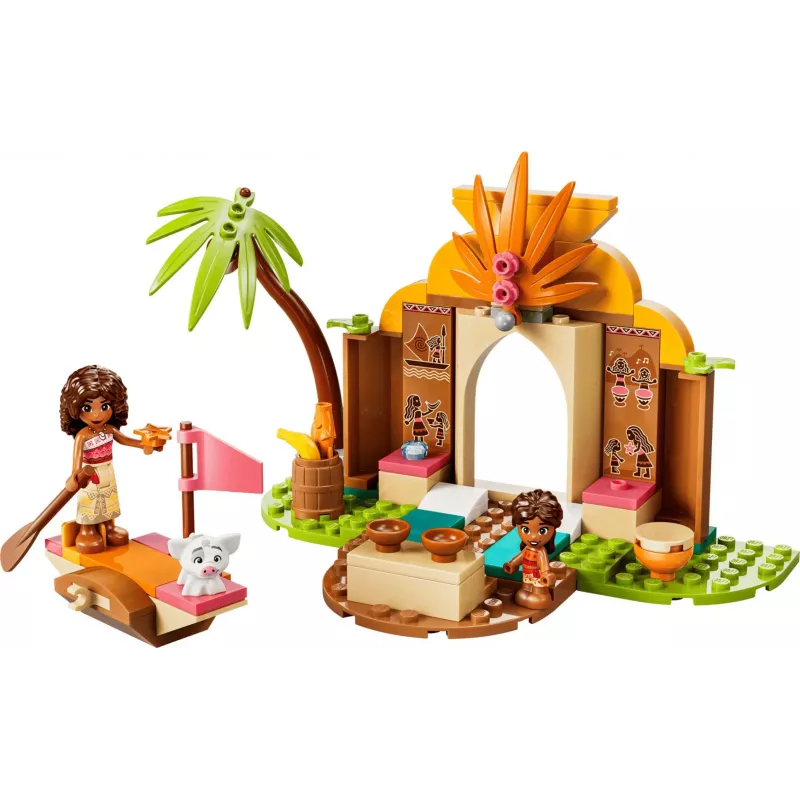 LEGO Disney Moana 43282 casa del pueblo y barco