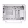Thermaltake TR200 WS Snow White — Caja de PC Micro-ATX, mesh con frontal de madera auténtica, 1 ventilador de 120 mm, USB-C, soporte para radiador de 360 mm / GPU de 365 mm