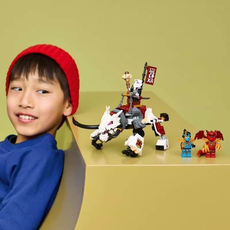 LEGO NINJAGO Zilvar y Grimtak la bestia dragón 71863