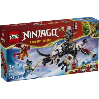 LEGO NINJAGO Zilvar y Grimtak la bestia dragón 71863