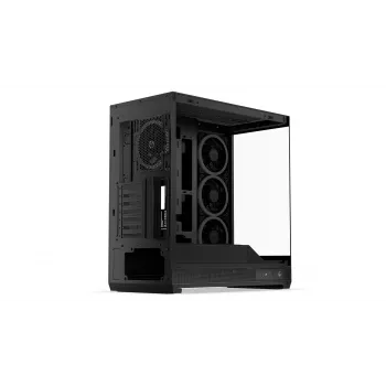 ENDORFY Fishtank 6000 Corona caja para PC semitorre - negra, doble cristal templado, 4 ventiladores ARGB, USB-C, E-ATX