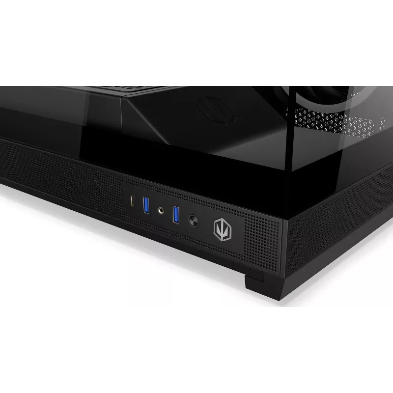 ENDORFY Fishtank 6000 Corona caja para PC semitorre - negra, doble cristal templado, 4 ventiladores ARGB, USB-C, E-ATX
