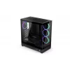 ENDORFY Fishtank 6000 Corona caja para PC semitorre - negra, doble cristal templado, 4 ventiladores ARGB, USB-C, E-ATX