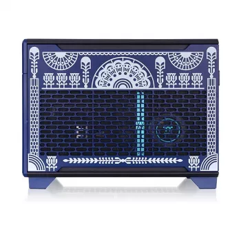 Thermaltake TR100 Koralie Edition caja Mini-ITX SFF Cobalt Blue - riser PCIe 4.0, fuente SFX, GPU 360mm - CA-11A-00SPNN-AR