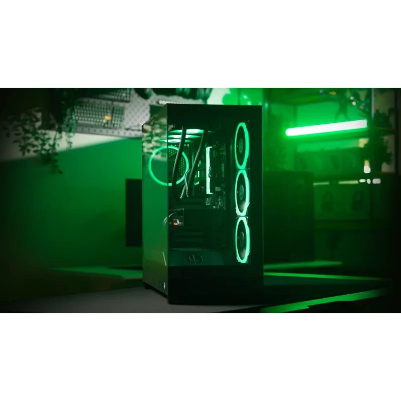 ENDORFY Fishtank 6000 Flex caja para PC semitorre - negra, doble cristal templado, USB-C, E-ATX, Back-Connect Ready (sin ventiladores)