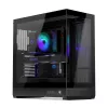 ENDORFY Fishtank 6000 Flex caja para PC semitorre - negra, doble cristal templado, USB-C, E-ATX, Back-Connect Ready (sin ventiladores)