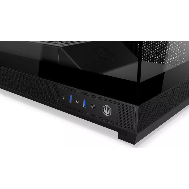 ENDORFY Fishtank 6000 Flex caja para PC semitorre - negra, doble cristal templado, USB-C, E-ATX, Back-Connect Ready (sin ventiladores)