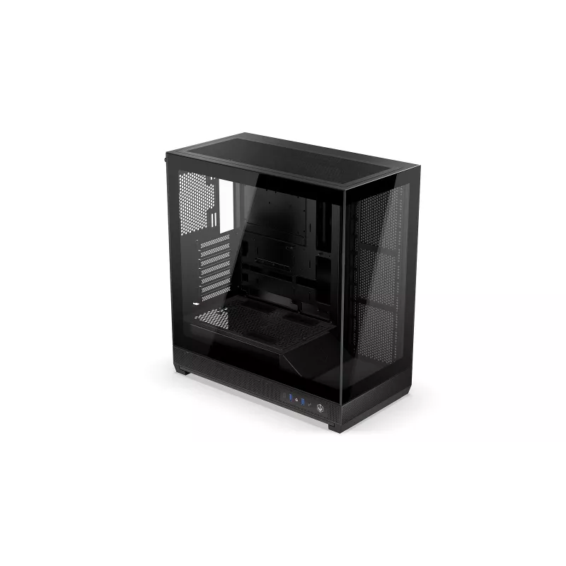 ENDORFY Fishtank 6000 Flex caja para PC semitorre - negra, doble cristal templado, USB-C, E-ATX, Back-Connect Ready (sin ventiladores)