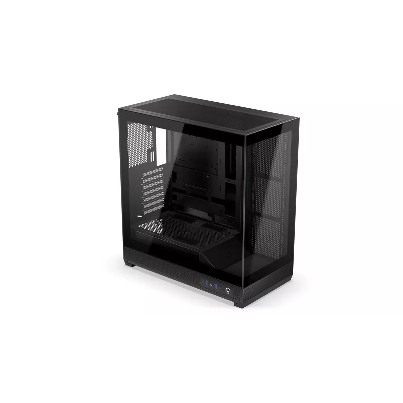 ENDORFY Fishtank 6000 Flex caja para PC semitorre - negra, doble cristal templado, USB-C, E-ATX, Back-Connect Ready (sin ventiladores)