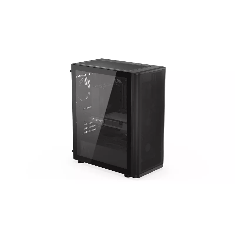 ENDORFY Ventum 400 Air caja para PC ATX - negra, cristal templado, 4 ventiladores Stratus 120 PWM, USB-C