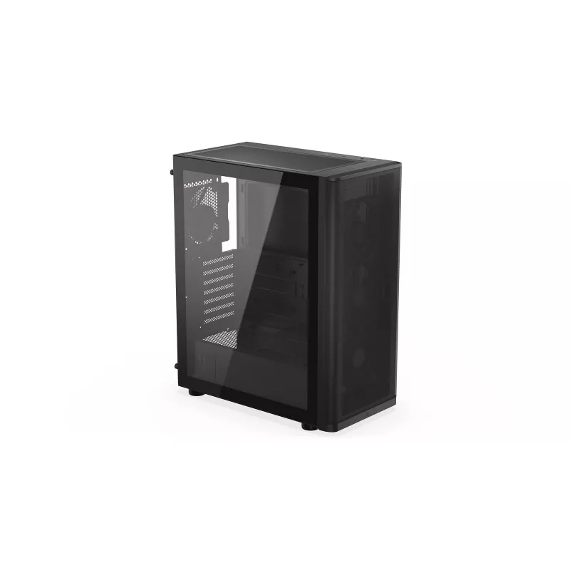 ENDORFY Ventum 400 Air caja para PC ATX - negra, cristal templado, 4 ventiladores Stratus 120 PWM, USB-C