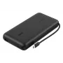 Belkin UltraCharge Pro batería externa para portátil 25K 25000mAh 158W con cable USB-C integrado y pantalla digital negra