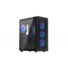 ENDORFY Ventum 400 ARGB caja para PC ATX - negra, cristal templado, 4 ventiladores Stratus 120 PWM ARGB, controlador ARGB y PWM, USB-C