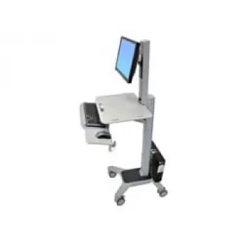 Ergotron WorkFit C-Mod Single LD Sit-Stand Workstation Cart 24-198-055 hasta 27
