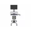 Ergotron WorkFit C-Mod Single LD Sit-Stand Workstation Cart 24-198-055 hasta 27