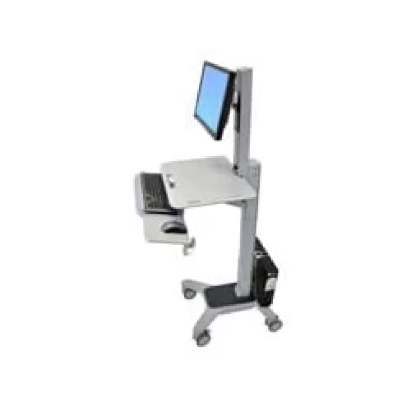 Ergotron WorkFit C-Mod Single LD Sit-Stand Workstation Cart 24-198-055 hasta 27