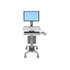 Ergotron WorkFit C-Mod Single LD Sit-Stand Workstation Cart 24-198-055 hasta 27