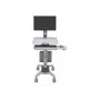 Ergotron WorkFit C-Mod Single LD Sit-Stand Workstation Cart 24-198-055 hasta 27