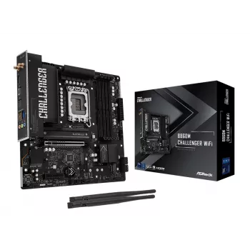 ASRock B860M Challenger WiFi LGA1851 mATX DDR5 placa base (90-MXBUP0-A0UAYZ)