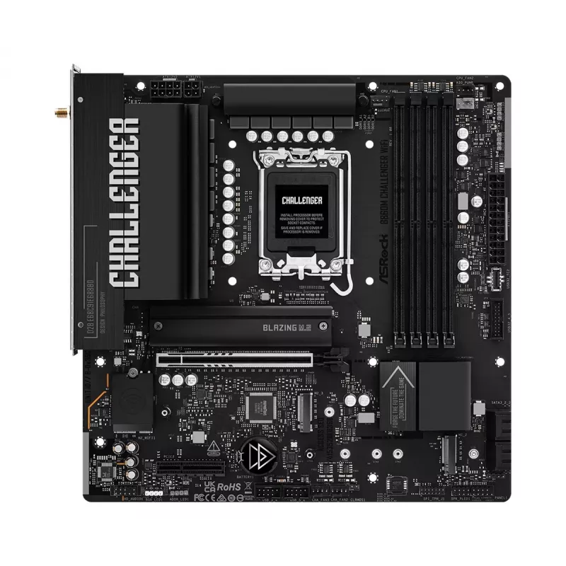 ASRock B860M Challenger WiFi LGA1851 mATX DDR5 placa base (90-MXBUP0-A0UAYZ)