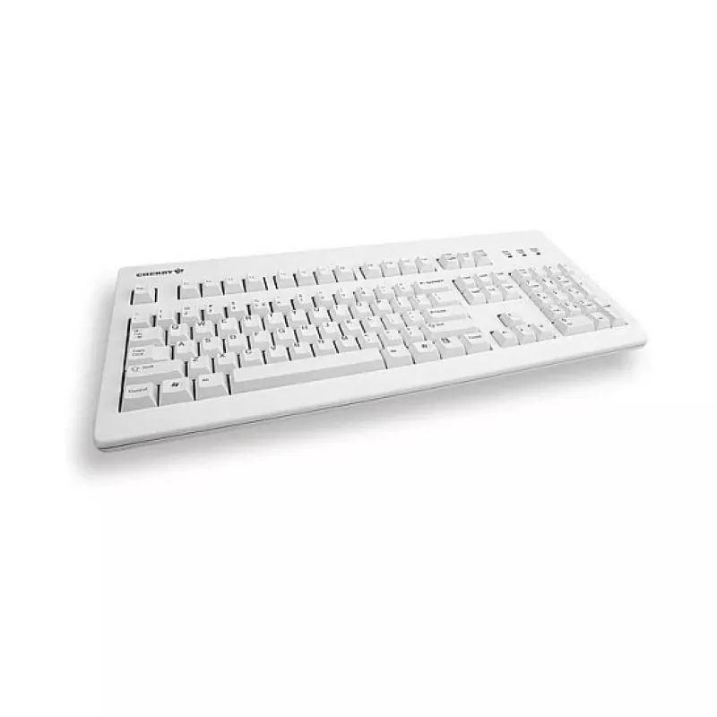 CHERRY G80-3000 Teclado mecánico G80-3000LXCEU-0 MX Brown Full-Size US/International PS/2+USB Gris claro
