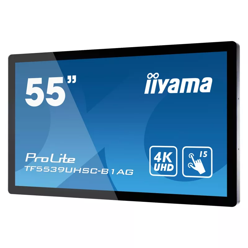 Iiyama ProLite TF5539UHSC-B1AG Monitor LED IPS táctil 50 puntos PCAP 4K UHD 55