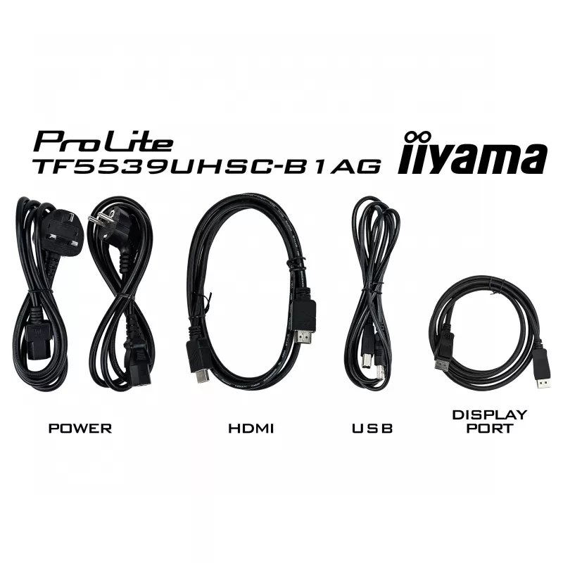 Iiyama ProLite TF5539UHSC-B1AG Monitor LED IPS táctil 50 puntos PCAP 4K UHD 55