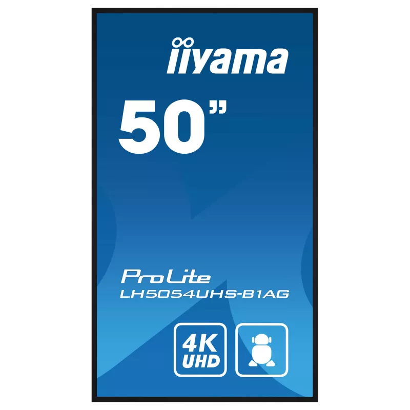 Iiyama ProLite LH5054UHS-B1AG Pantalla de señalización comercial VA 4K UHD 50