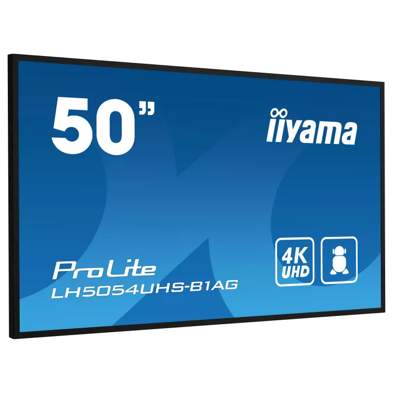 Iiyama ProLite LH5054UHS-B1AG Pantalla de señalización comercial VA 4K UHD 50
