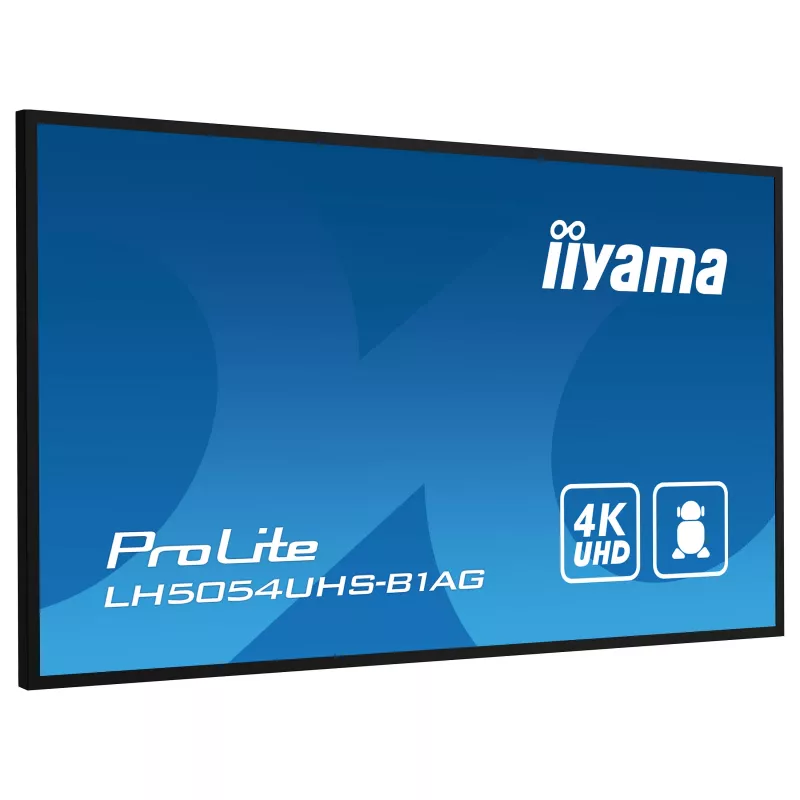 Iiyama ProLite LH5054UHS-B1AG Pantalla de señalización comercial VA 4K UHD 50