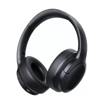 Baseus Bass BH1 Lite Auriculares inalámbricos Bluetooth over-ear con micrófono ENC, USB-C, 40h de autonomía, Negro A0203C00