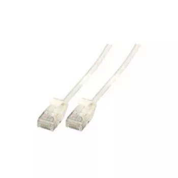 EFB-Elektronik cable de red RJ45 Cat.6A U/UTP TPE 3,6mm Ultraflex blanco 3m