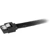 Sharkoon cable SATA III 60 cm negro con funda