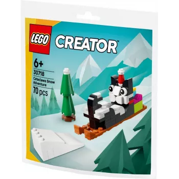 LEGO Creator 30718 Cataclaws Snow Adventure bolsa set de construcción 3 en 1 de 60 piezas