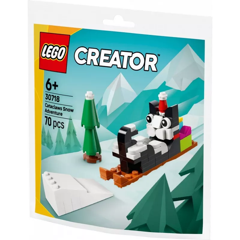 LEGO Creator 30718 Cataclaws Snow Adventure bolsa set de construcción 3 en 1 de 60 piezas