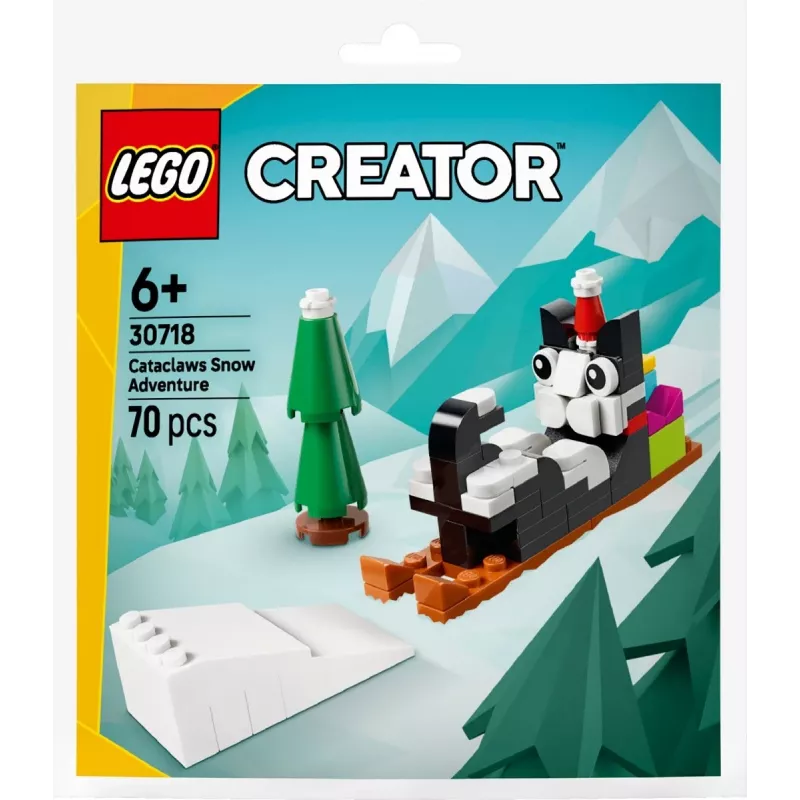 LEGO Creator 30718 Cataclaws Snow Adventure bolsa set de construcción 3 en 1 de 60 piezas