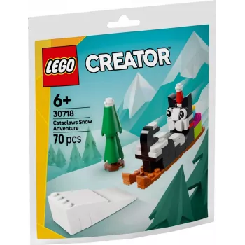 LEGO Creator 30718 Cataclaws Snow Adventure bolsa set de construcción 3 en 1 de 60 piezas
