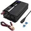 Qoltec Intelligent Professional Monolith cargador de baterías para baterías LiFePO4 AGM GEL SLA | 40A | 12V