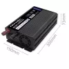 Qoltec Intelligent Professional Monolith cargador de baterías para baterías LiFePO4 AGM GEL SLA | 40A | 12V