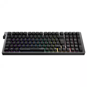 ASUS ROG Strix Morph 96 teclado gaming inalámbrico, diseño 96%, interruptores ROG NX Snow, hot-swappable, conectividad tri-modo, negro
