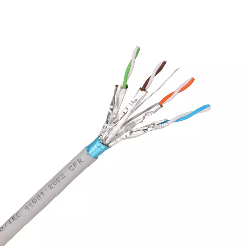 EXTRALINK cable de par trenzado CAT6A F/FTP para interior 25m