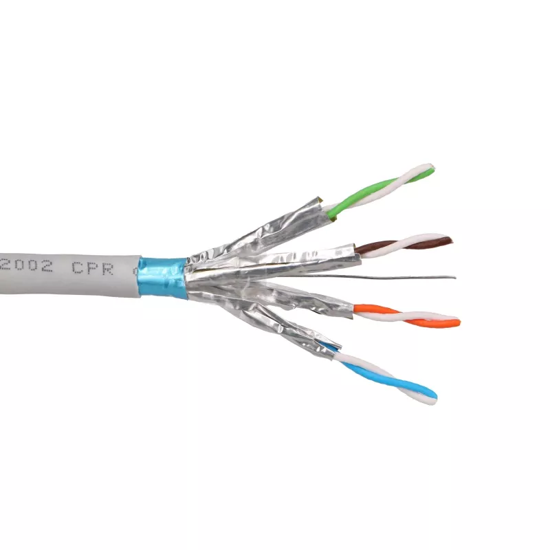 EXTRALINK cable de par trenzado CAT6A F/FTP para interior 25m