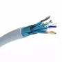EXTRALINK cable de par trenzado CAT6A F/FTP para interior 25m