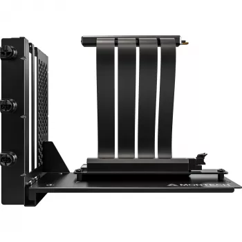 MONTECH kit de montaje vertical para GPU cable riser PCIe 4.0 negro 20cm