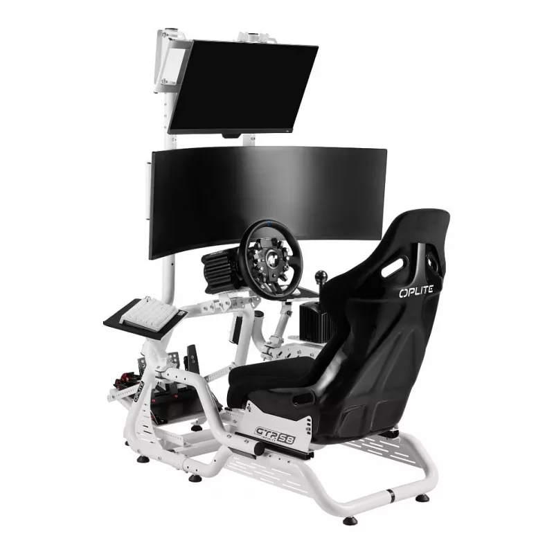 OPLITE soporte de monitor S8 On Top Single blanco Retail